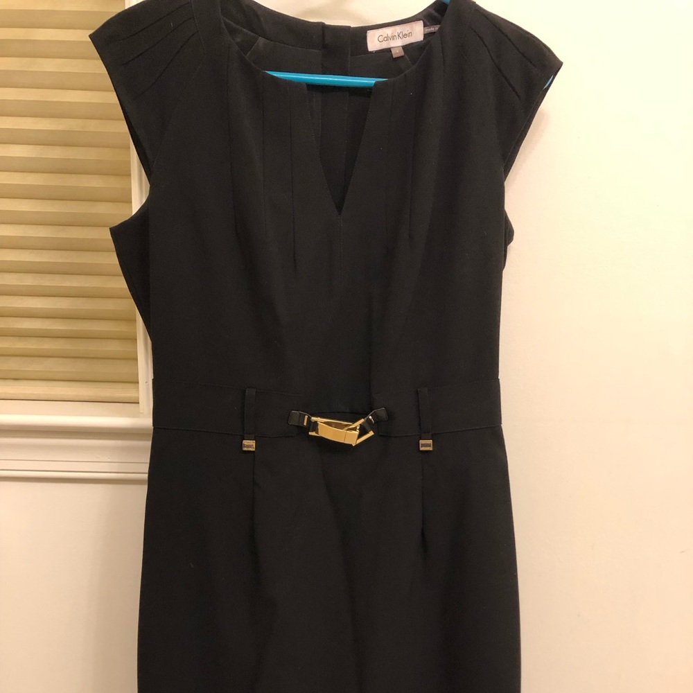 Black Calvin Klein dress